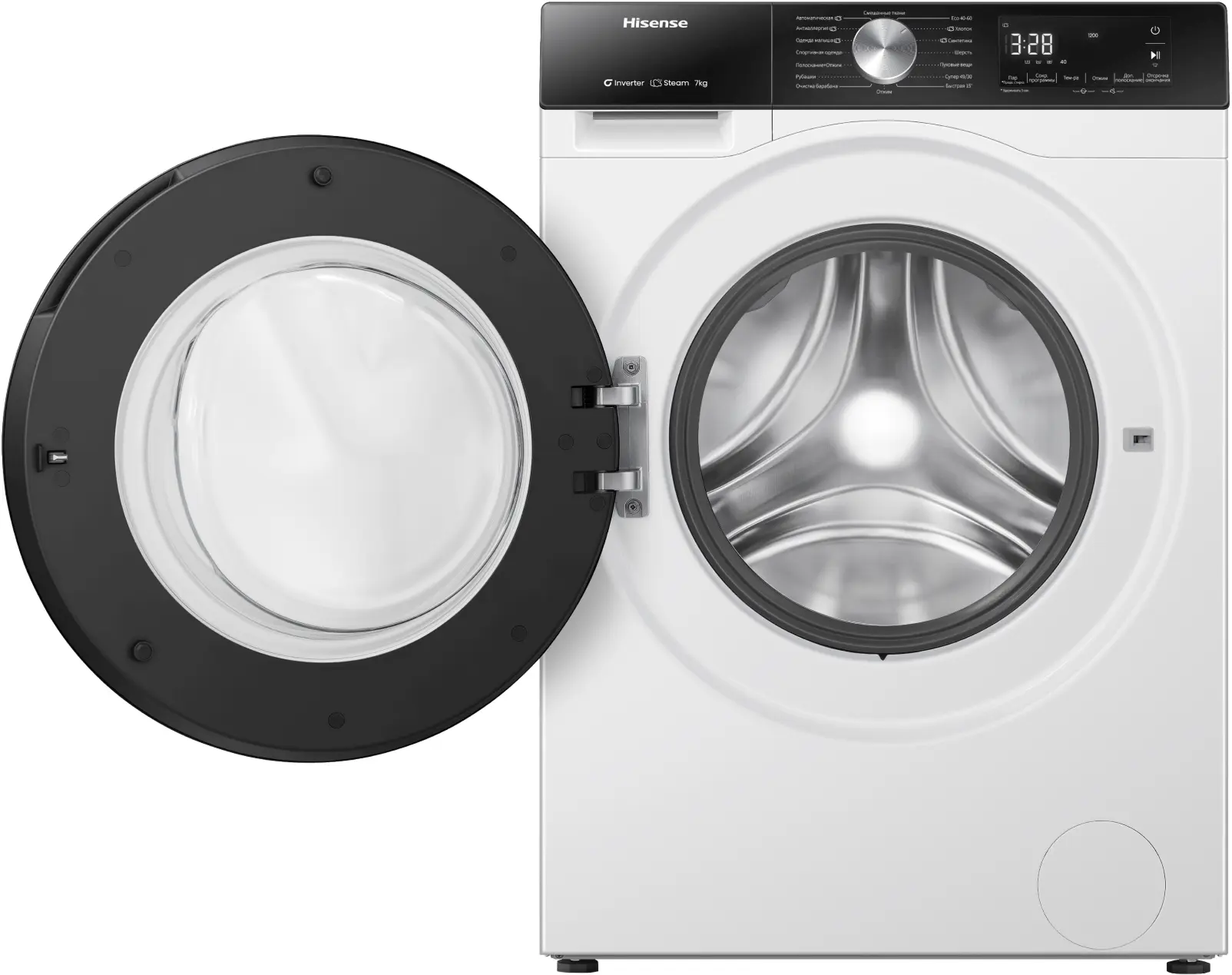 Masina de spalat Hisense WF3S7021BW (White/Black) - 2