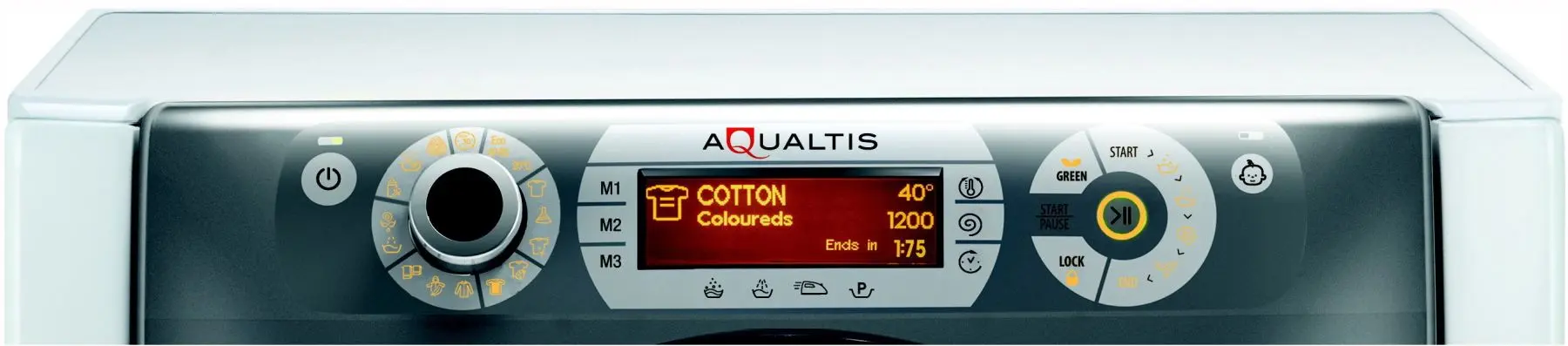 Стиральная машина Hotpoint-Ariston AQS73D28S EU/B N (White/Titanium) - 3