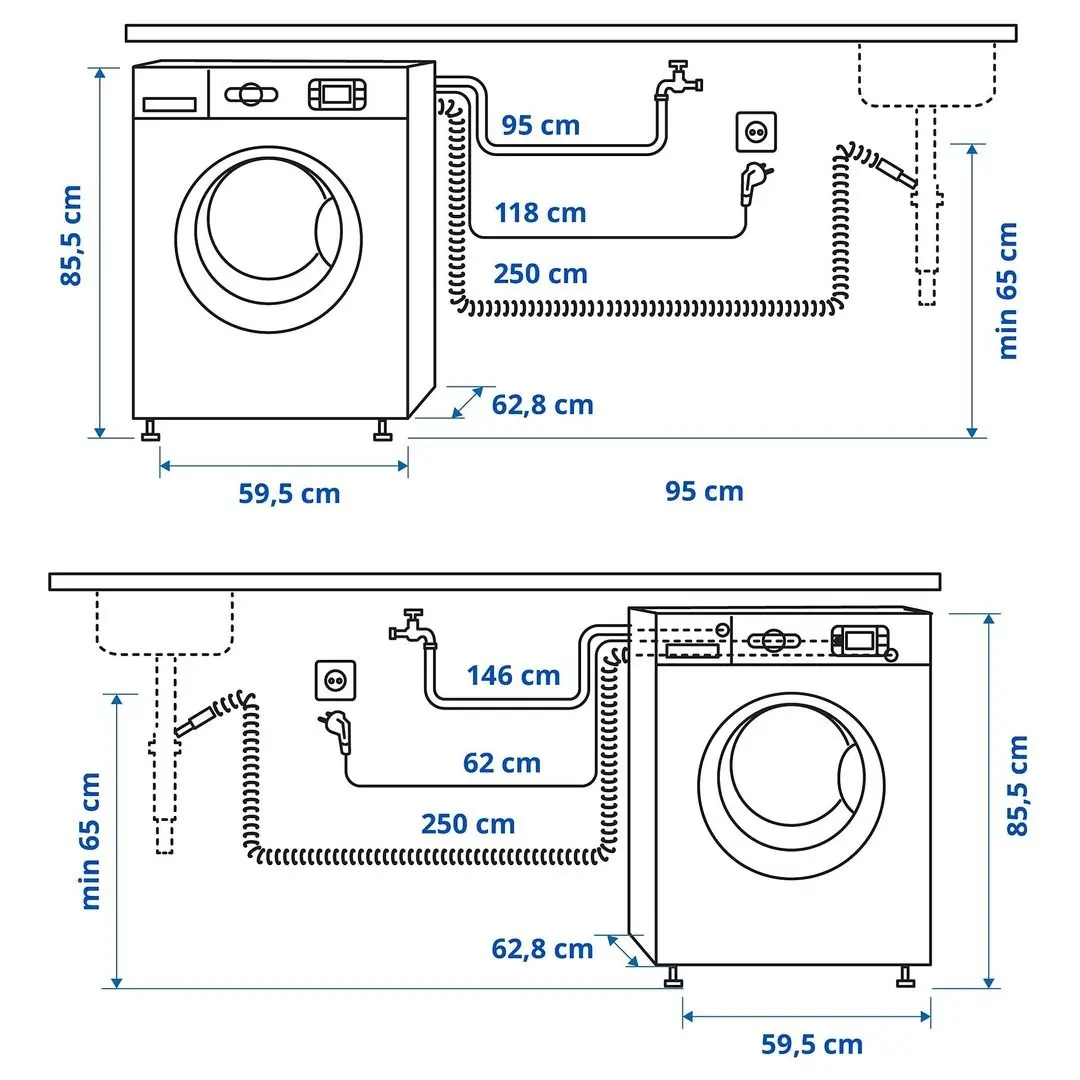 Masina de spalat Ikea Uddarp 8kg (Alb) - 5