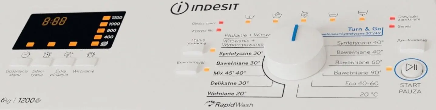 Mașină de spălat Indesit BTW S6240P PL/N (White)