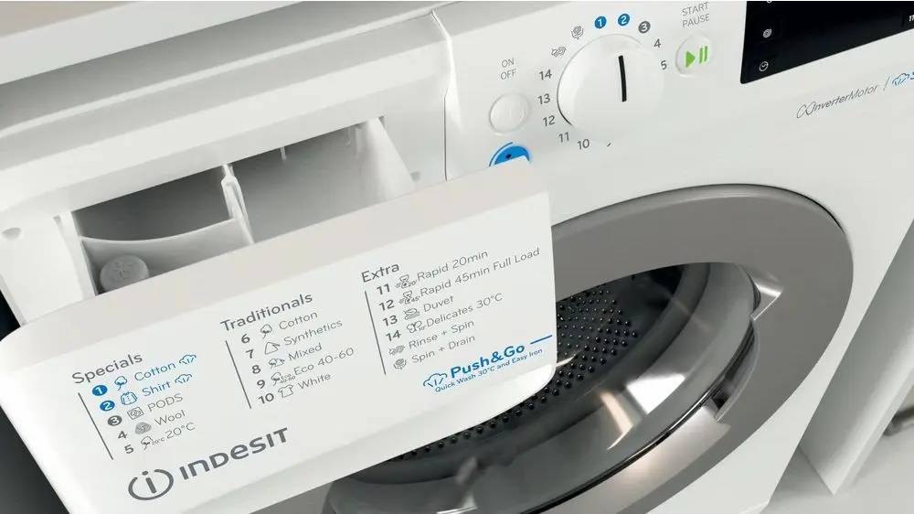 Mașină de spălat Indesit BWE 81496X WSV EE (White)