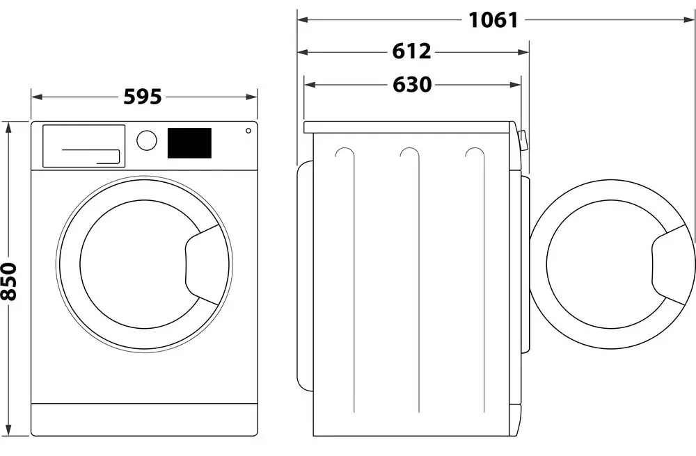 Masina de spalat Indesit BWE 91485X WS EU (White)