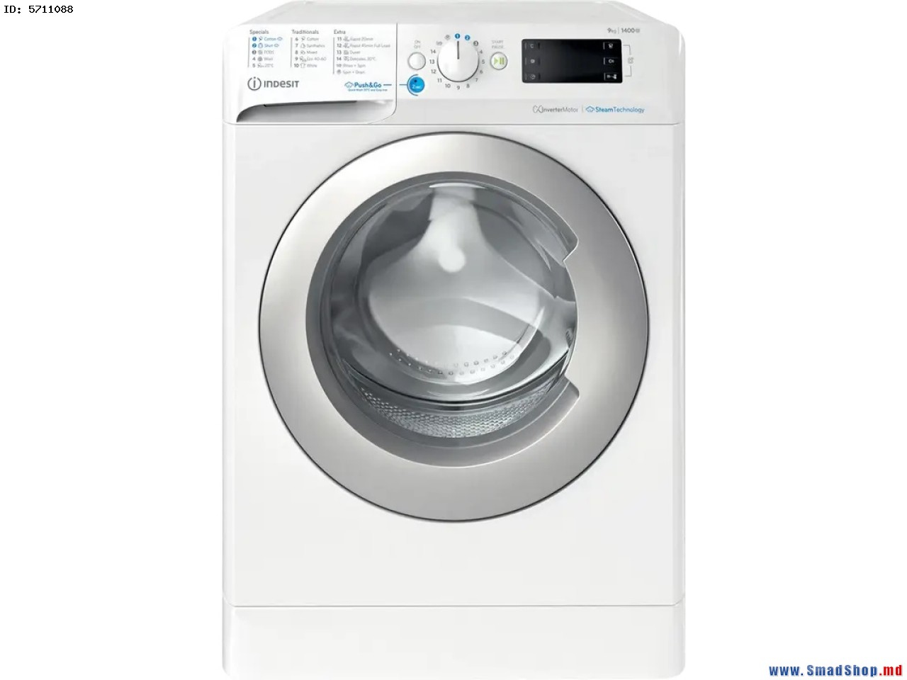 Стиральная машина Indesit BWE 91496X WSV EE (White)