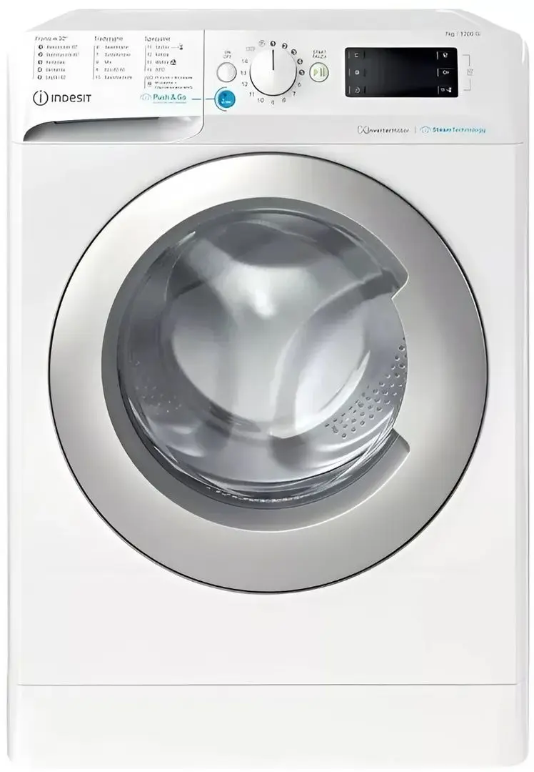 Masina de spalat Indesit BWSE 71295X WSV (White/Silver)