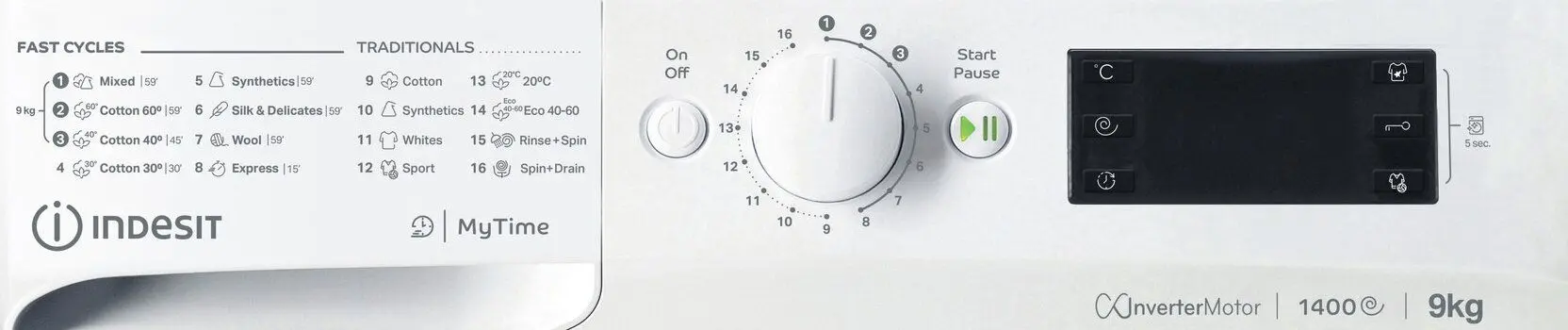 Masina de spalat Indesit MTWE 91495 WK (White)