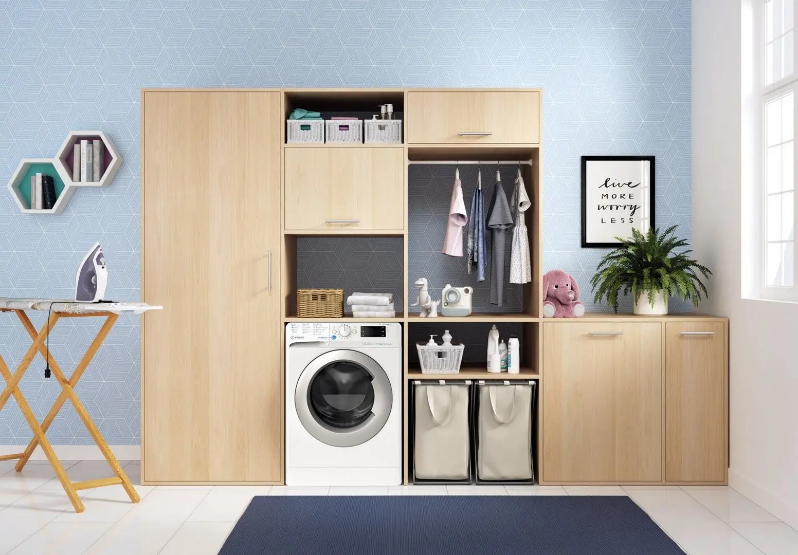 Стиральная машина с сушкой Indesit BDE 76435 WSV EE (White/Silver) - 7