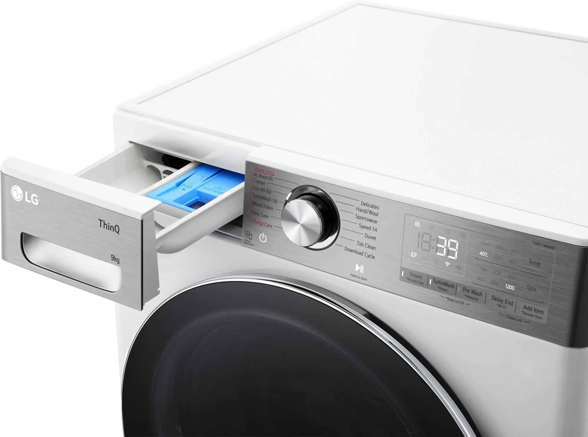 Masina de spalat LG F2WR909P3W (White/Silver) - 5