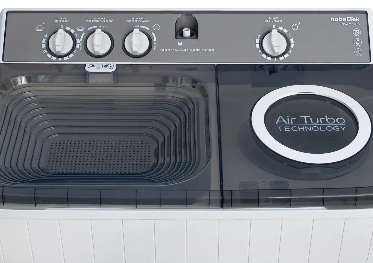 Masina de spalat NobelTek NSWM 10.5S (White/Silver)