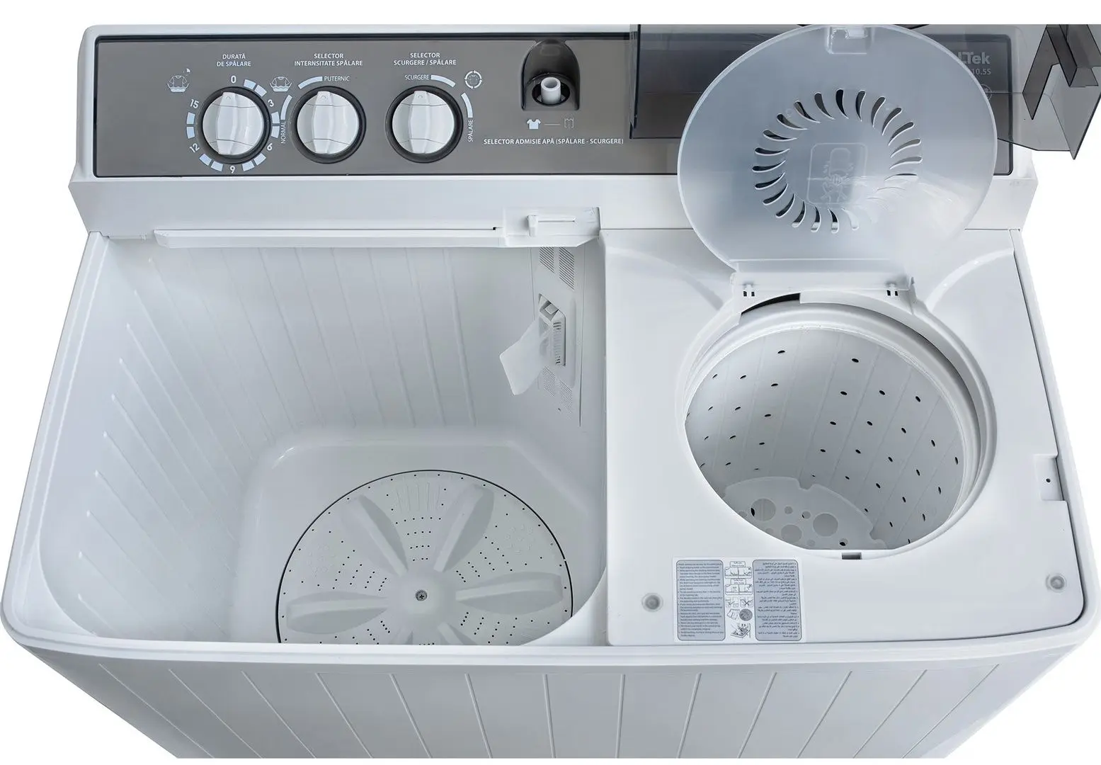 Masina de spalat NobelTek NSWM 10.5S (White/Silver)