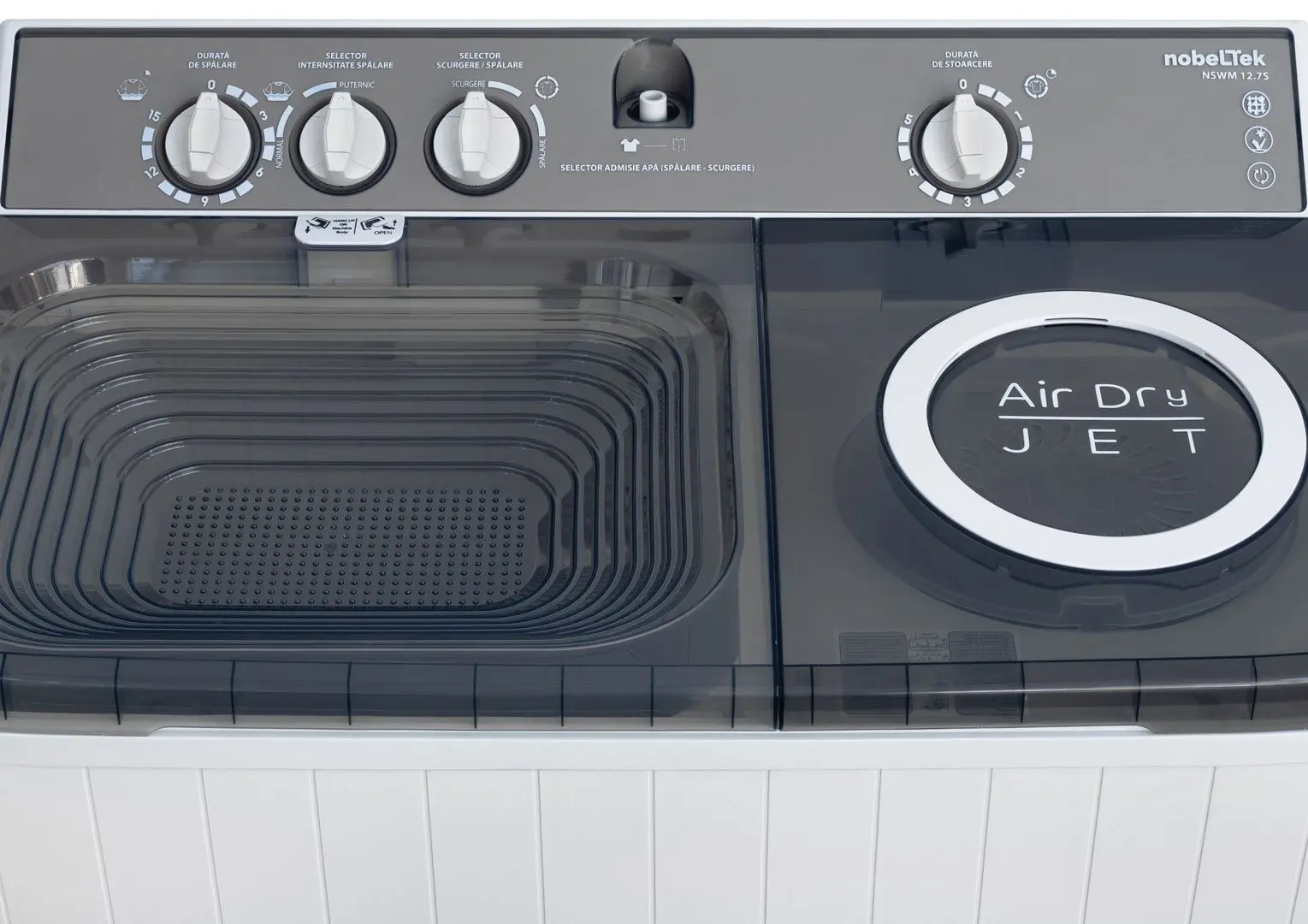 Стиральная машина NobelTek NSWM 12.7S (White/Silver)