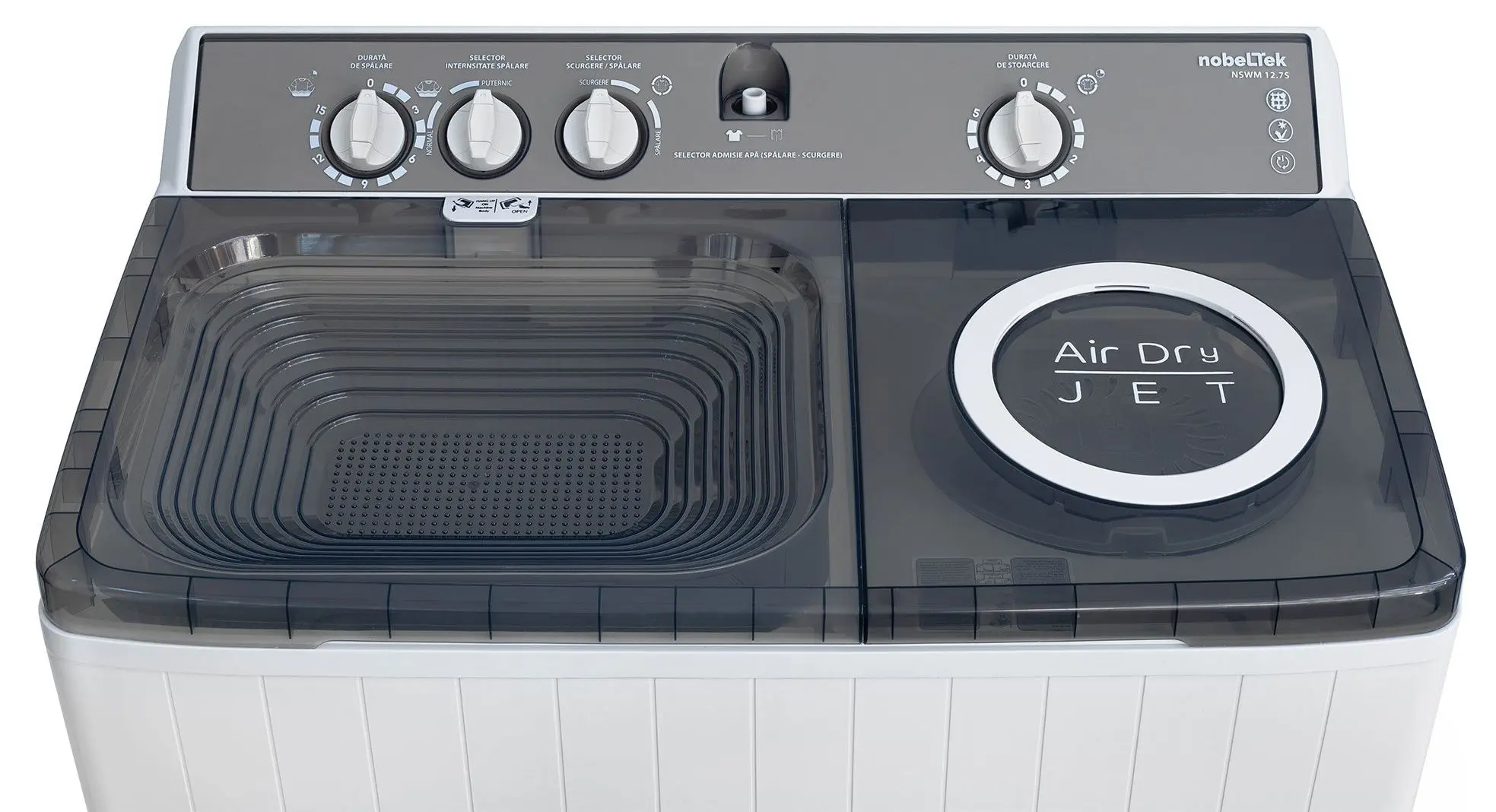 Стиральная машина NobelTek NSWM 12.7S (White/Silver)