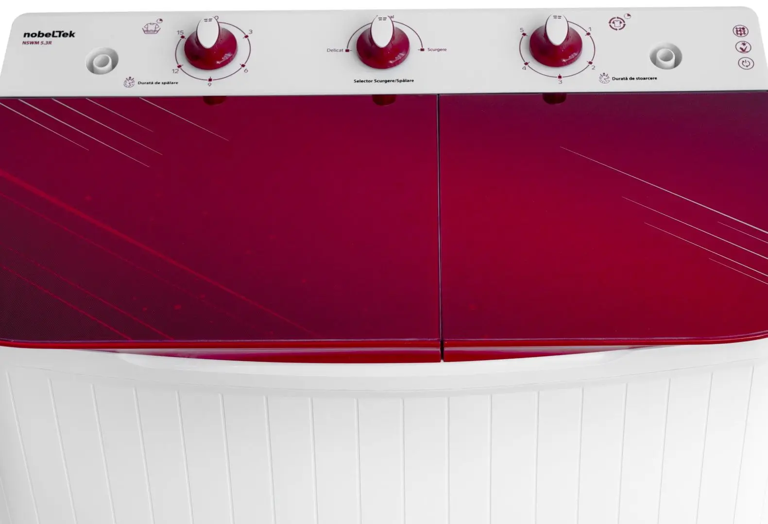 Masina de spalat NobelTek NSWM 5.3R (White/Red)