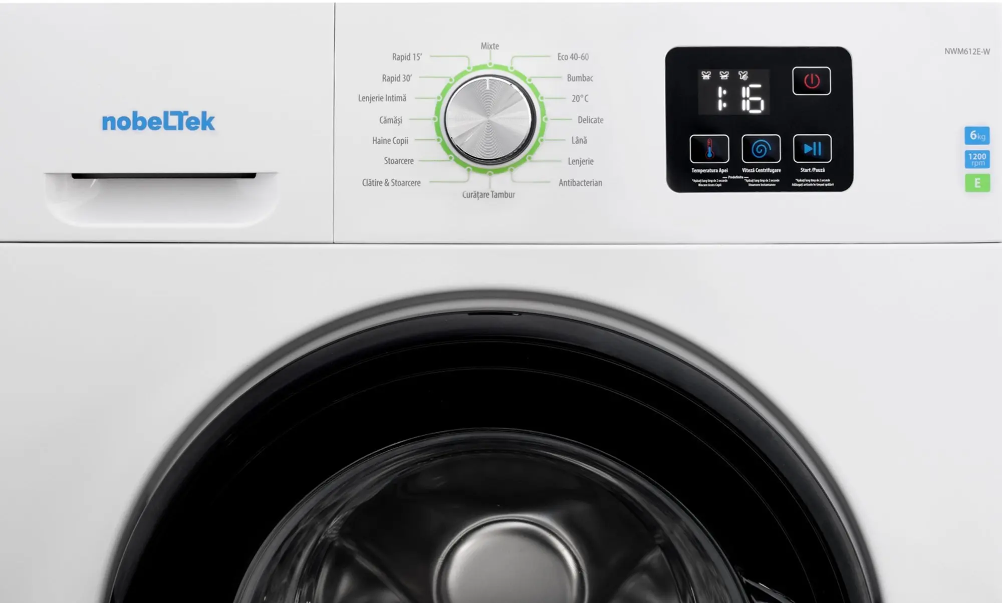 Стиральная машина NobelTek NWM612E-W (White) - 4