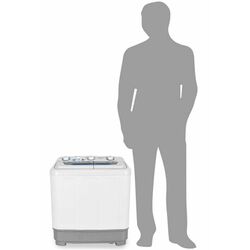 Masina de spalat portabila OneConcept DB004 Camping (White/Grey) Thumb