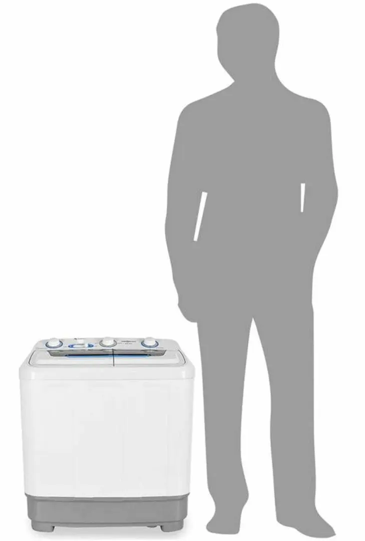 Masina de spalat portabila OneConcept DB004 Camping (White/Grey)