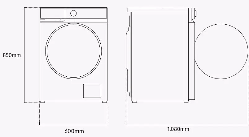 Masina de spalat Samsung WW11DB7B94GBU4 (Black)