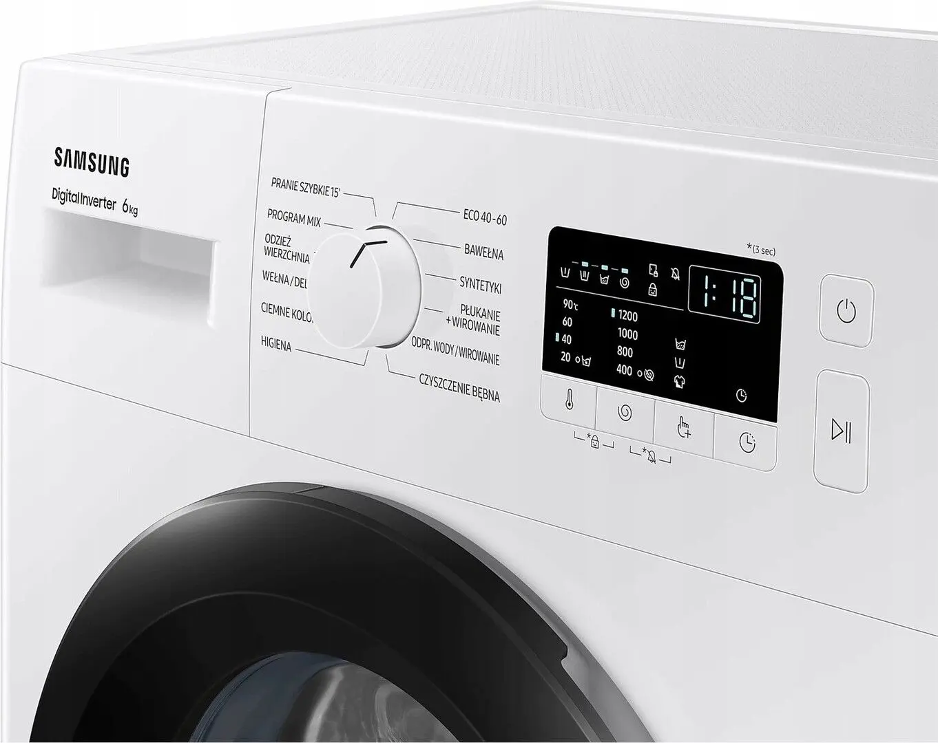 Стиральная машина Samsung WW60A3120BE/EO (White) - 3