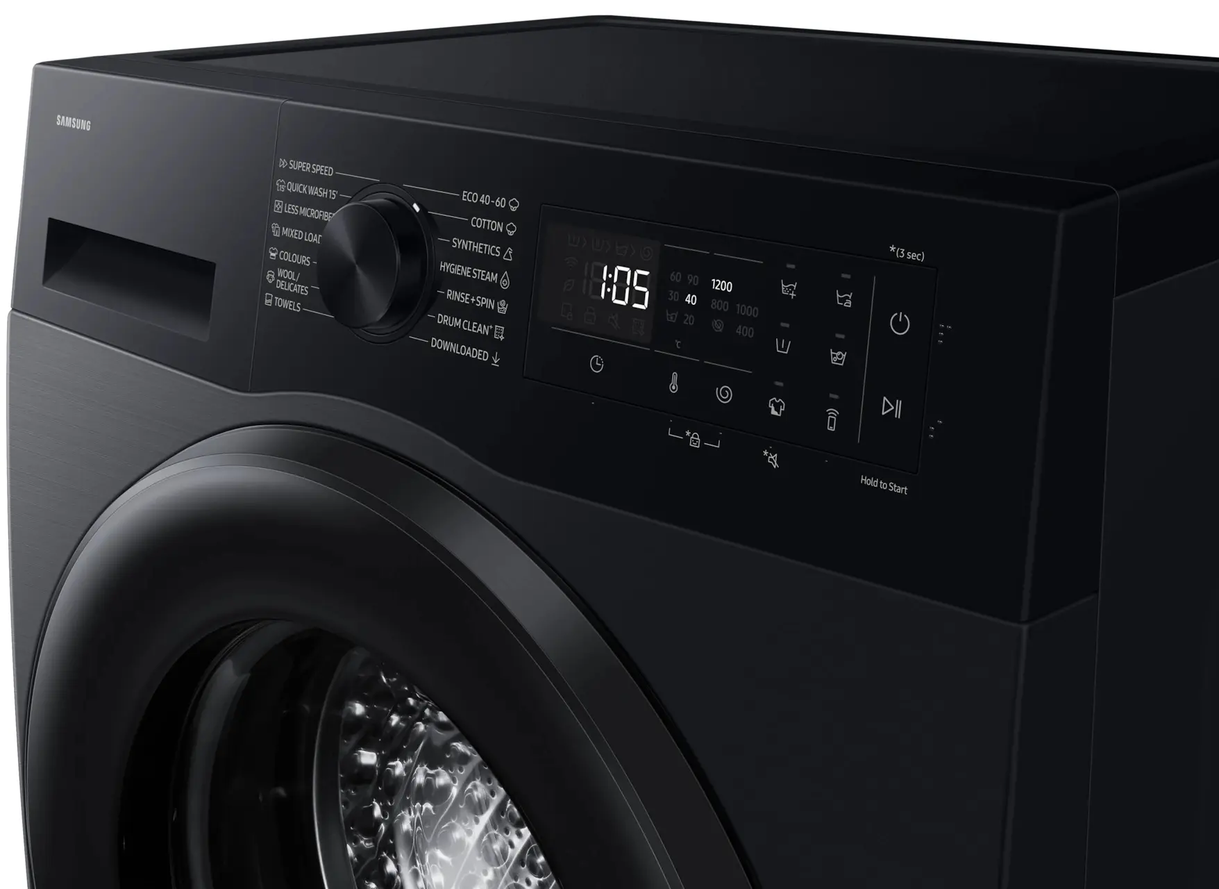 Стиральная машина Samsung WW80FG5L32ABLE (Black) - 5