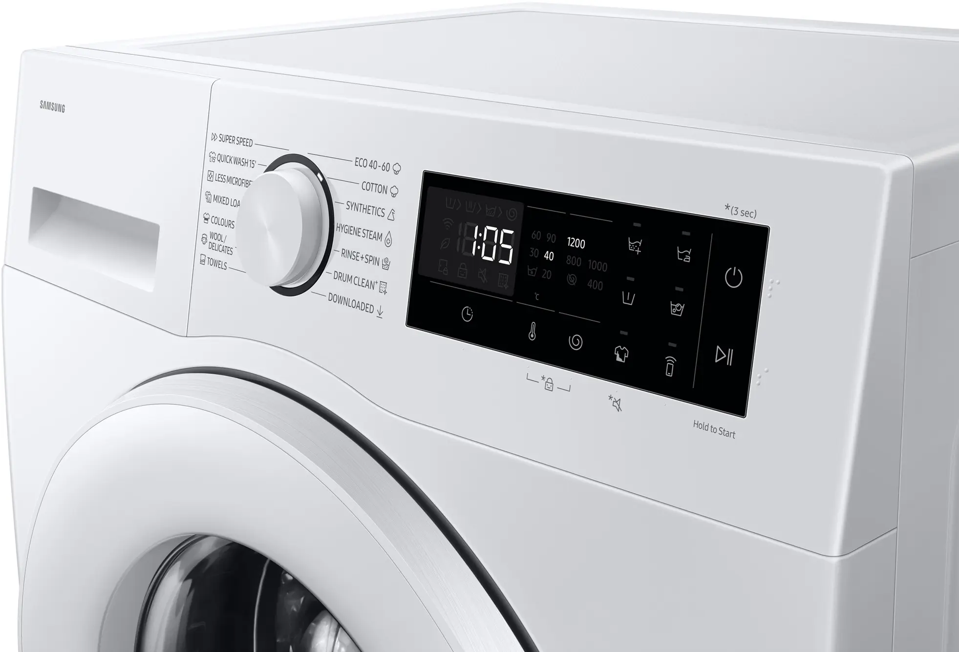 Стиральная машина Samsung WW80FG5L32TELE (White) - 5