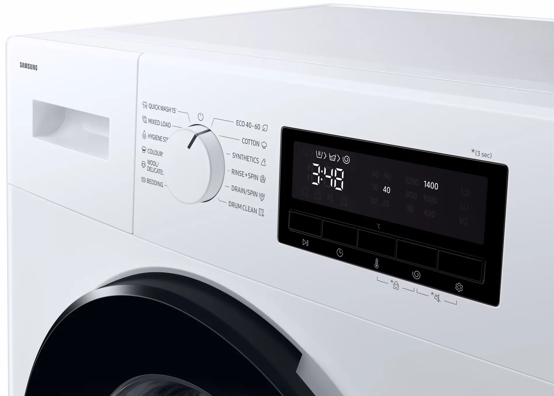 Masina de spalat Samsung WW90FG3M05AWLF (White)