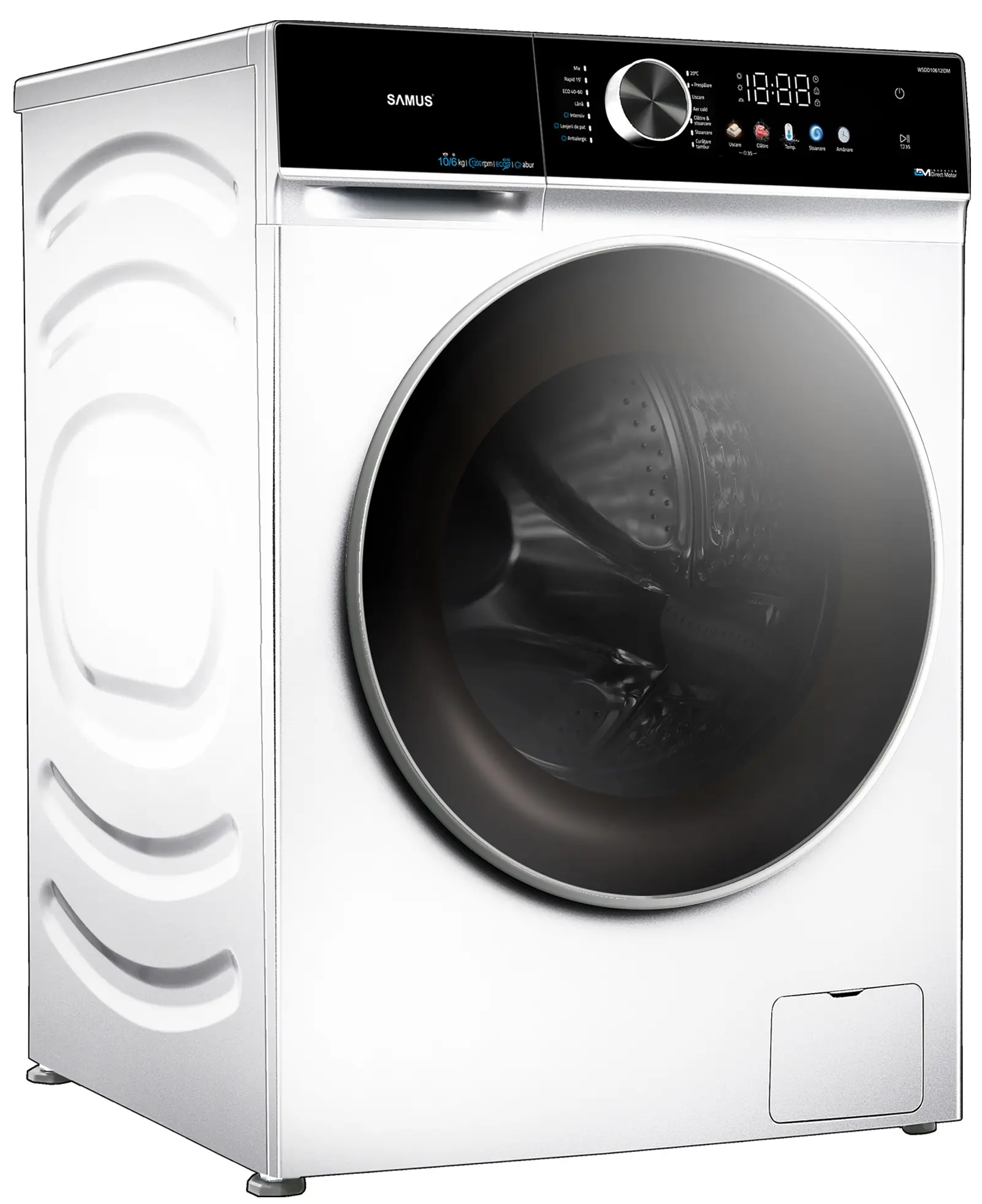 Masina de spalat cu uscator Samus WSDD10612IDM (White)