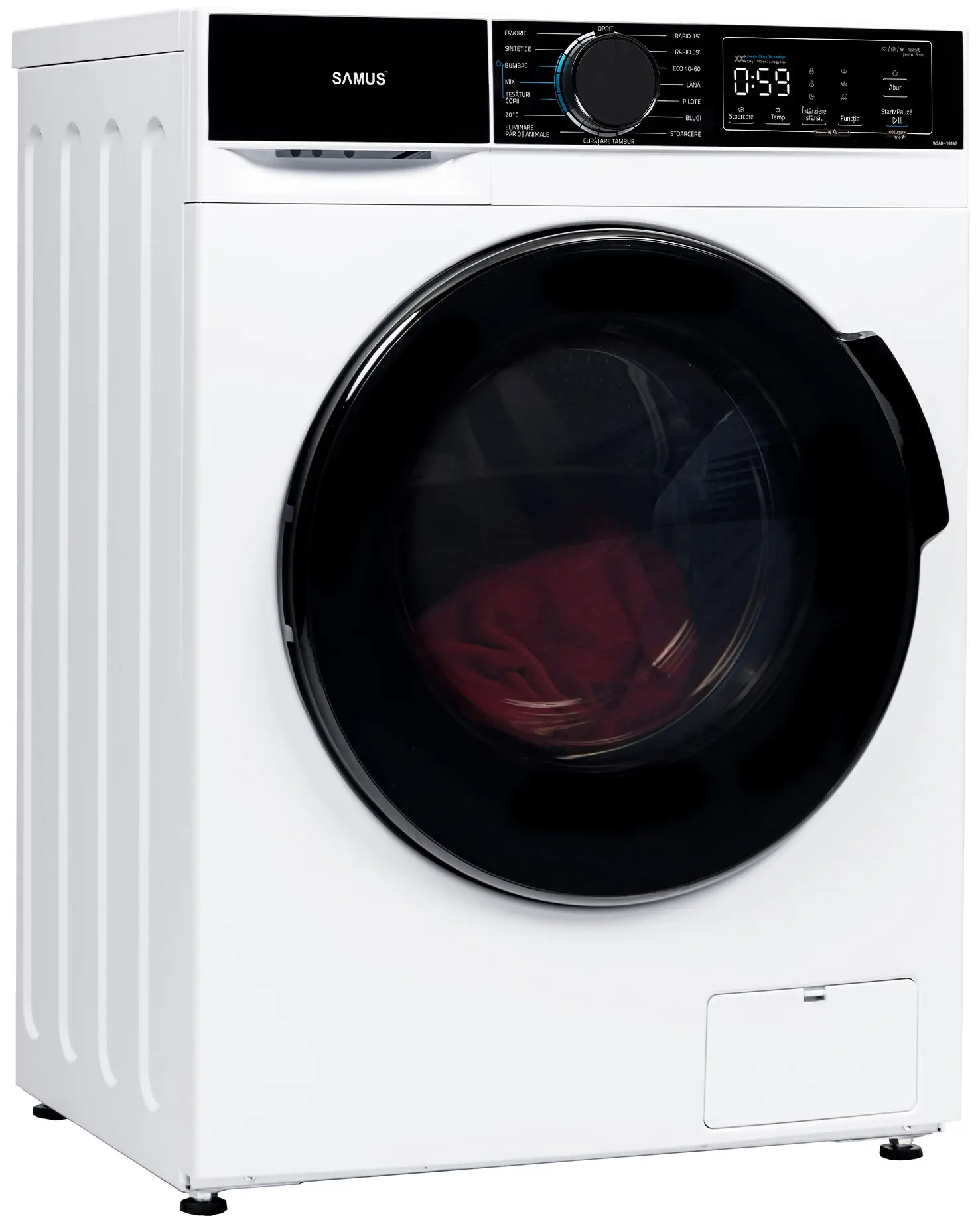 Стиральная машина Samus WSADI-10147 (White/Black) - 2