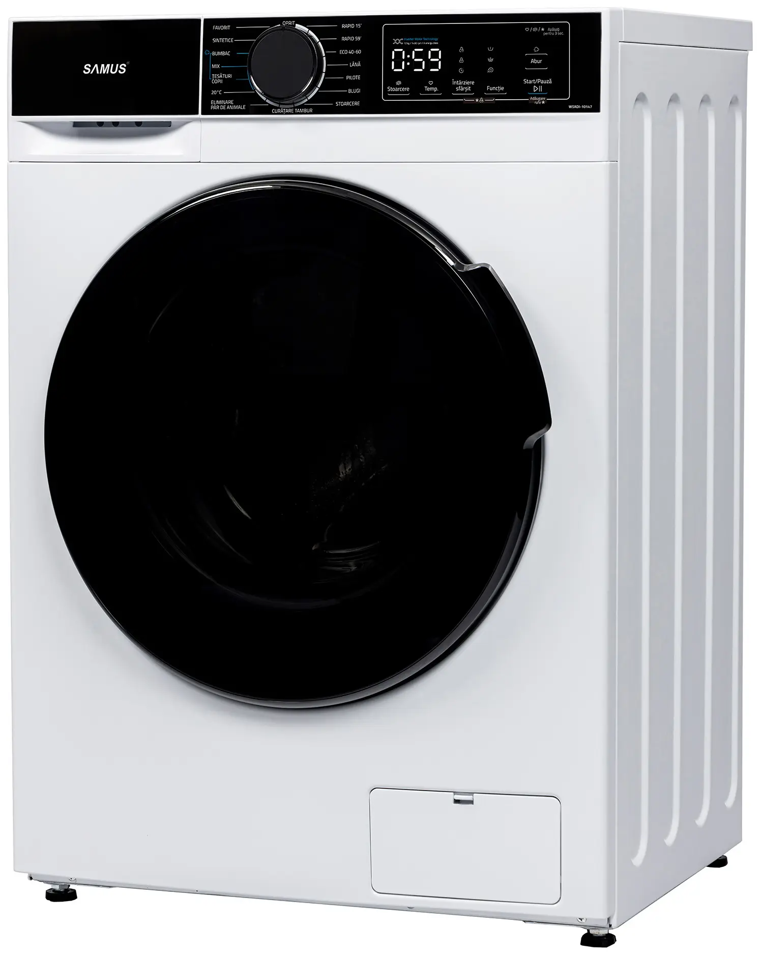 Стиральная машина Samus WSADI-10147 (White/Black) - 3
