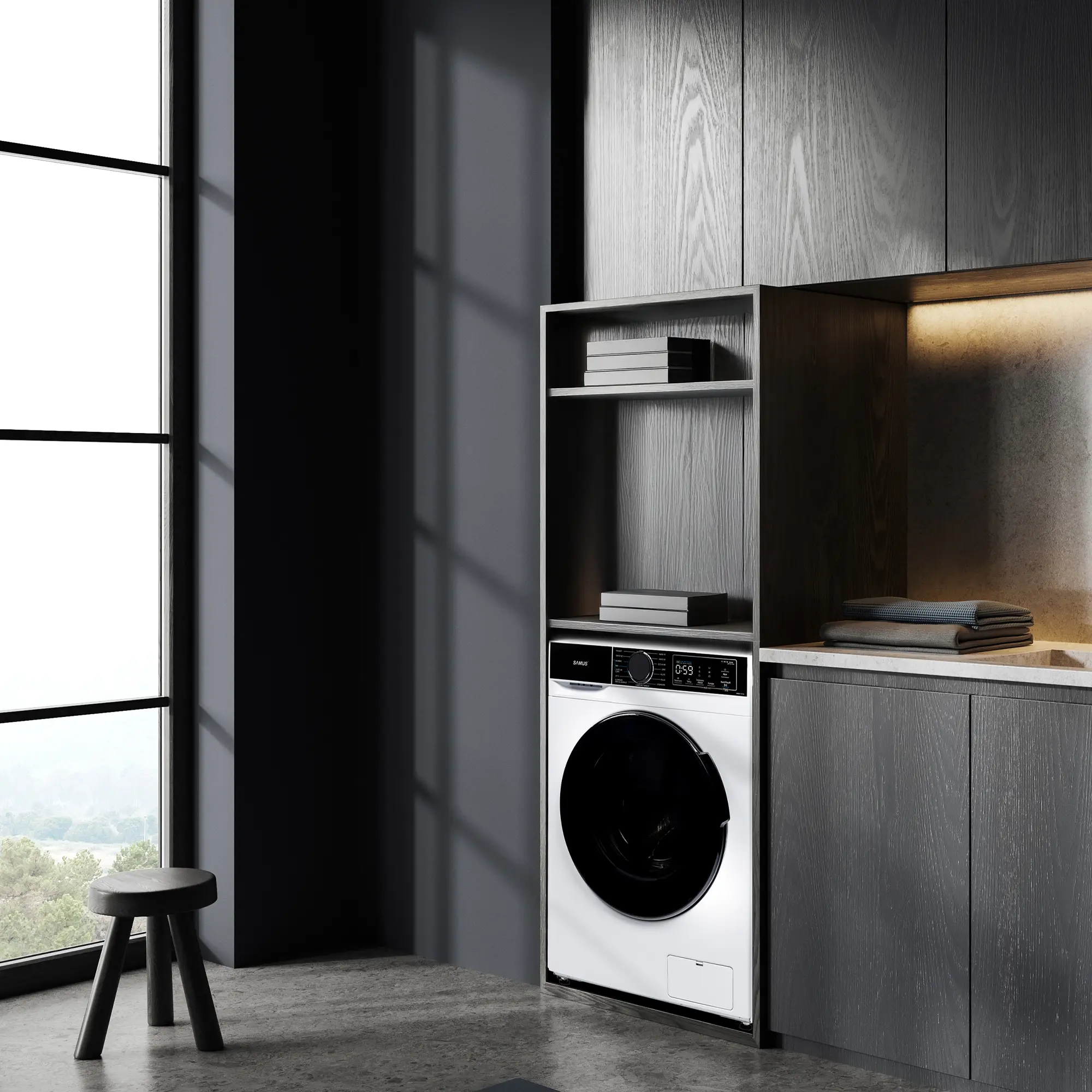 Masina de spalat Samus WSADI-12143 (White)