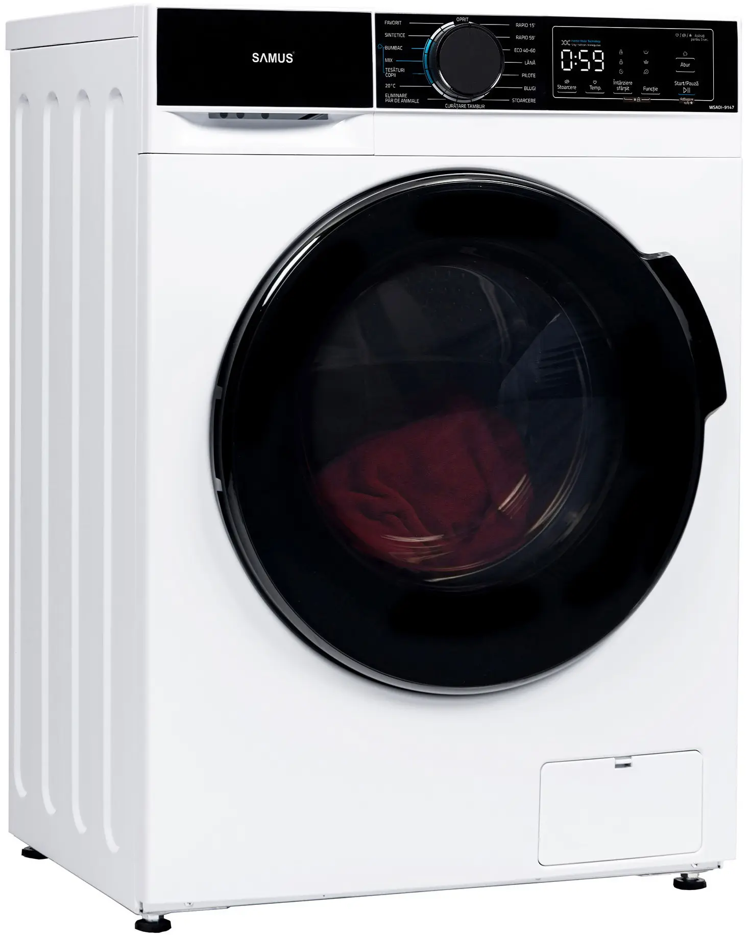 Стиральная машина Samus WSADI-9147 (White/Black) - 2