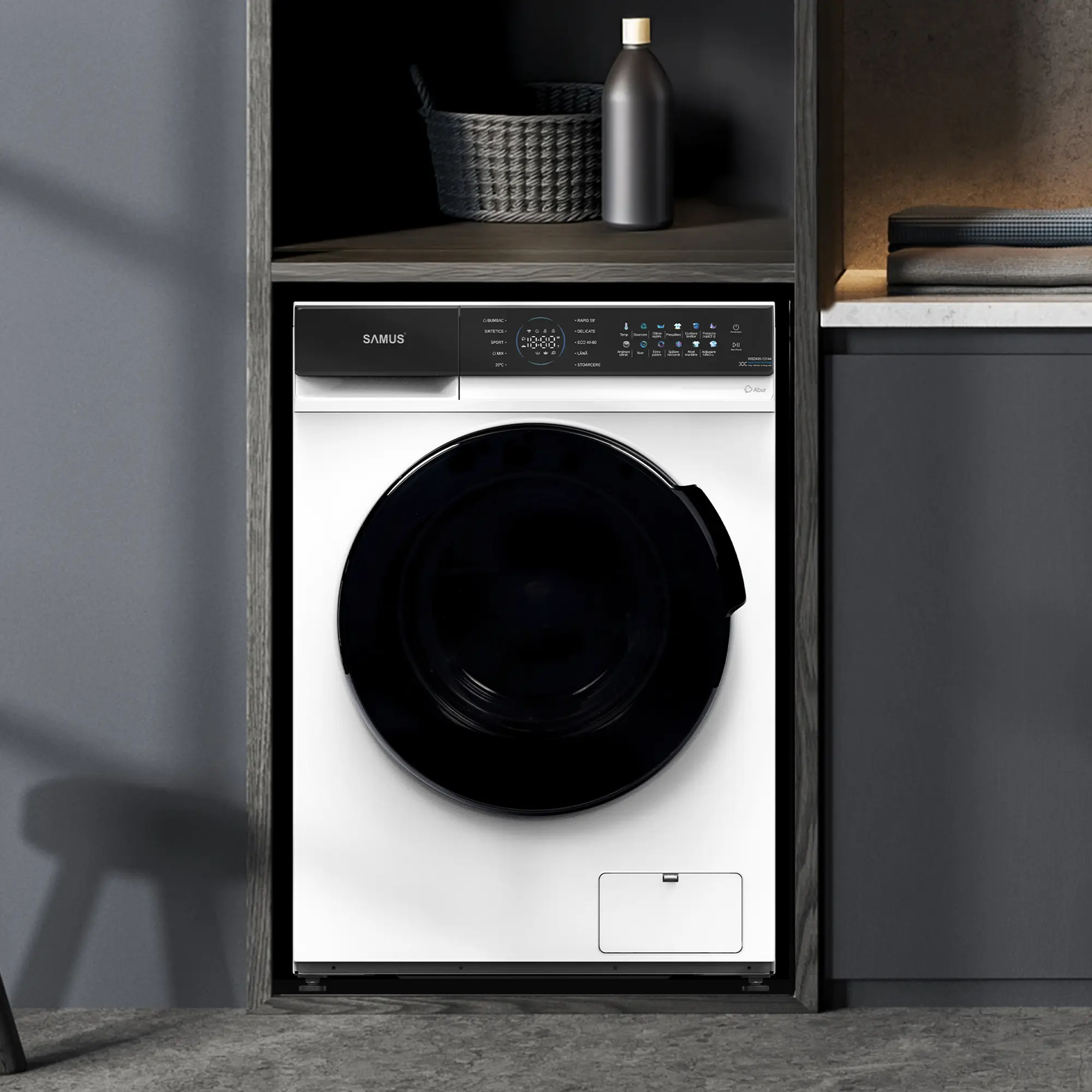 Masina de spalat Samus WSDKI5-10144 (White)