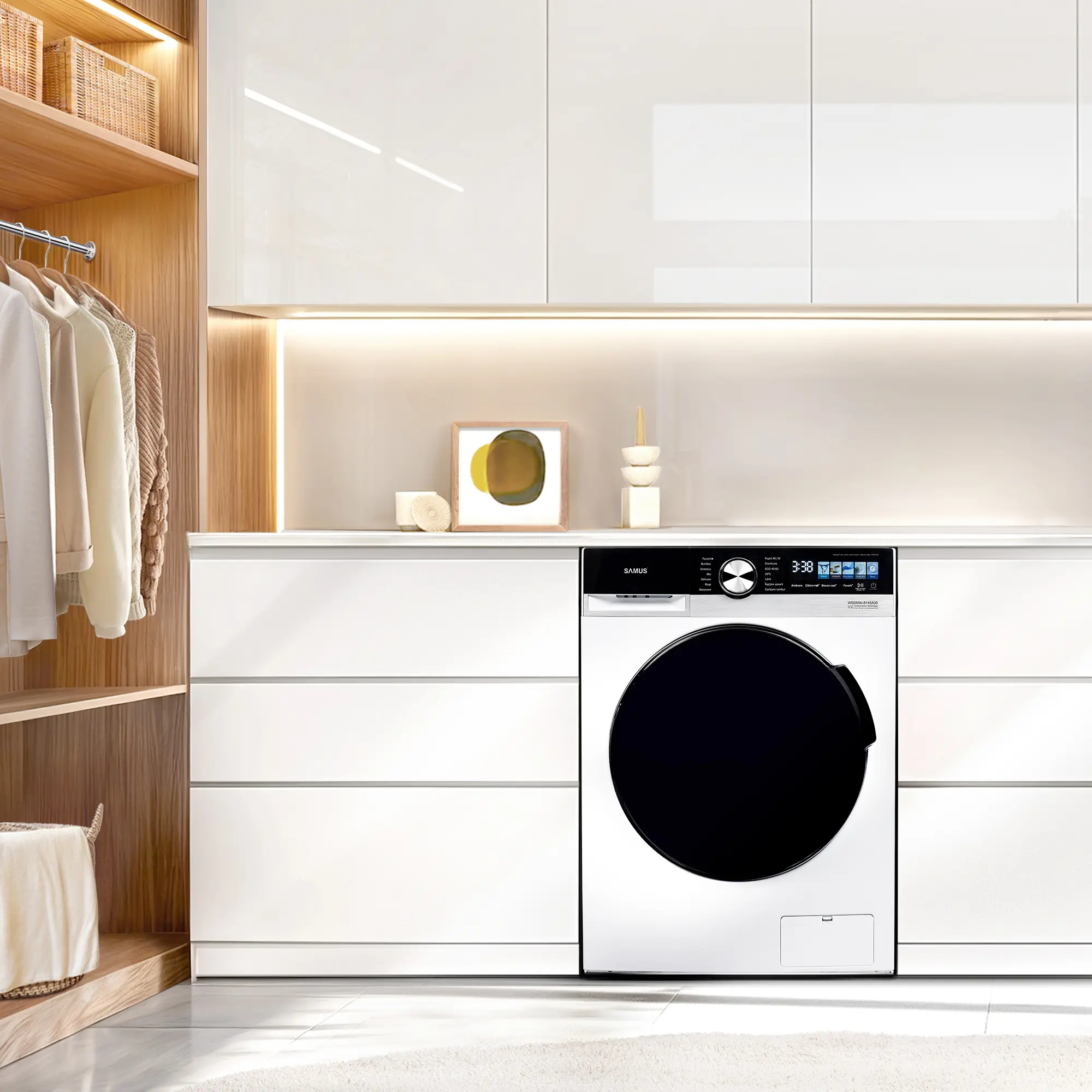 Masina de spalat Samus WSDMAI-8145A30 (White)