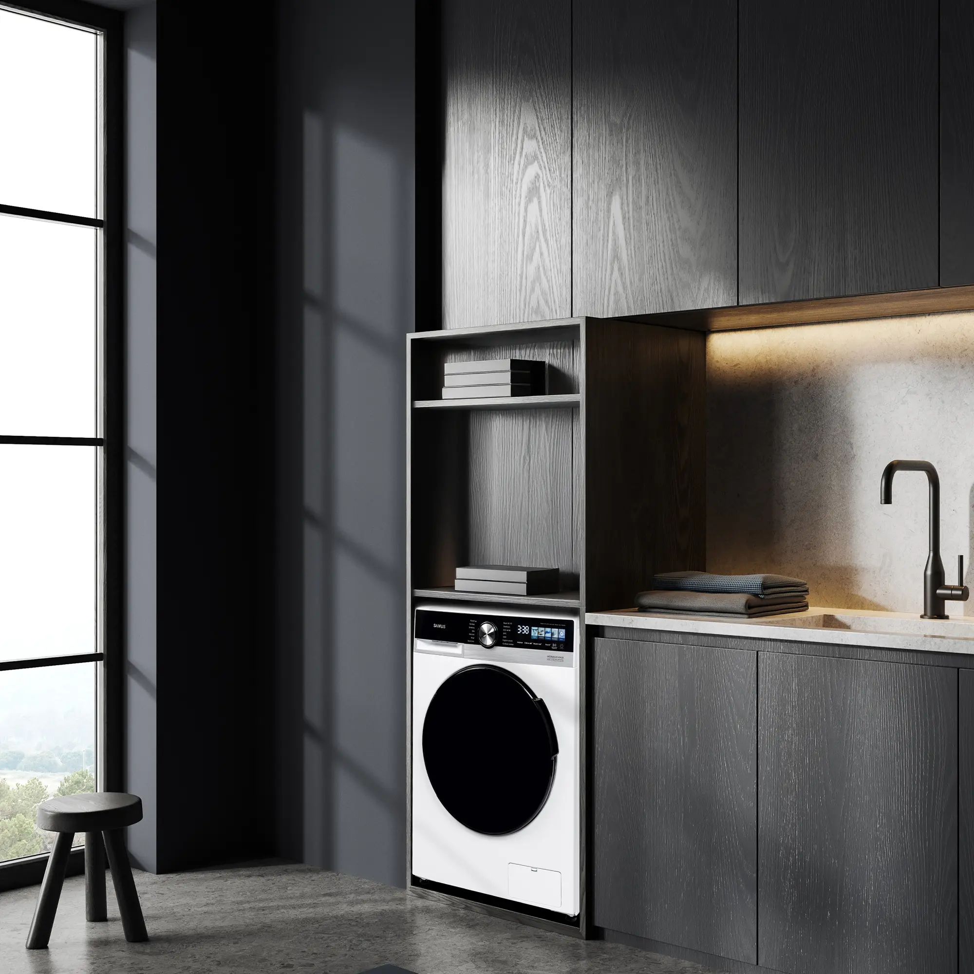 Masina de spalat Samus WSDMAI-8145A30 (White)