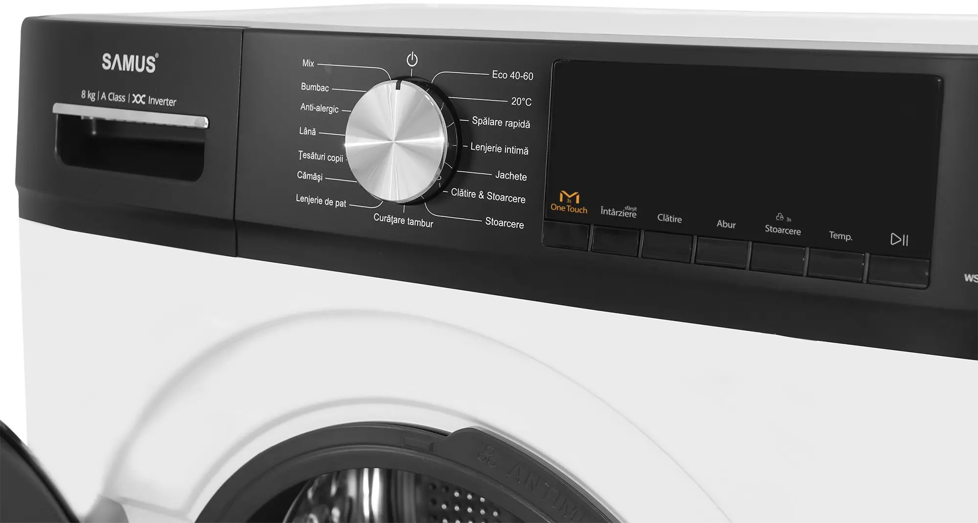 Masina de spalat Samus WSDMI-80142 (White/Black)