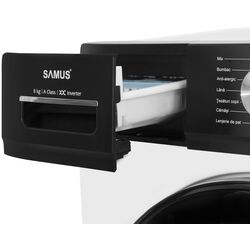 Masina de spalat Samus WSDMI-80142 (White/Black) Thumb