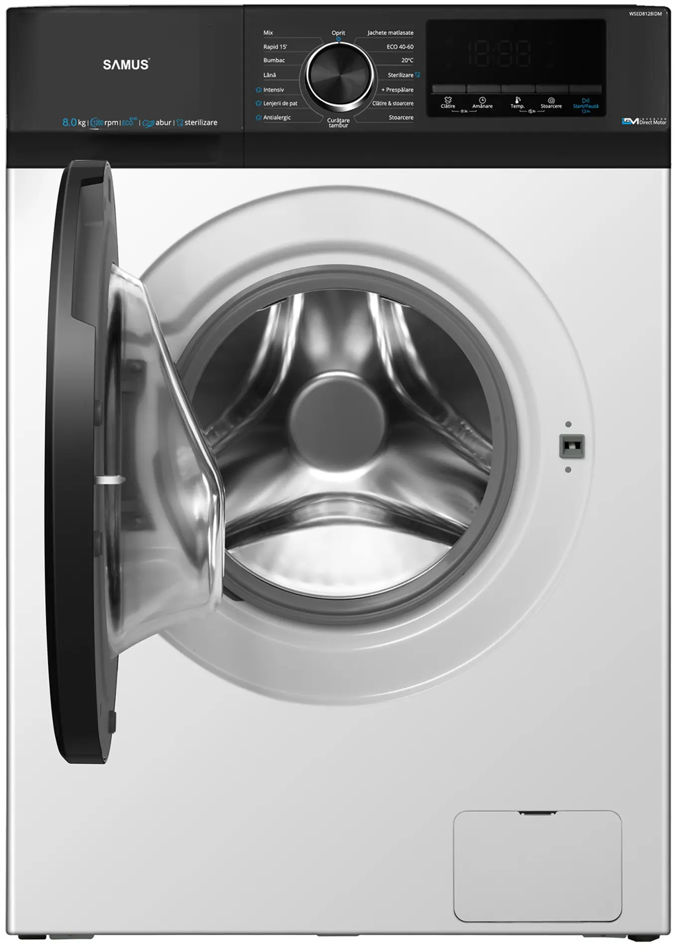 Masina de spalat Samus WSED8128IDM (White)