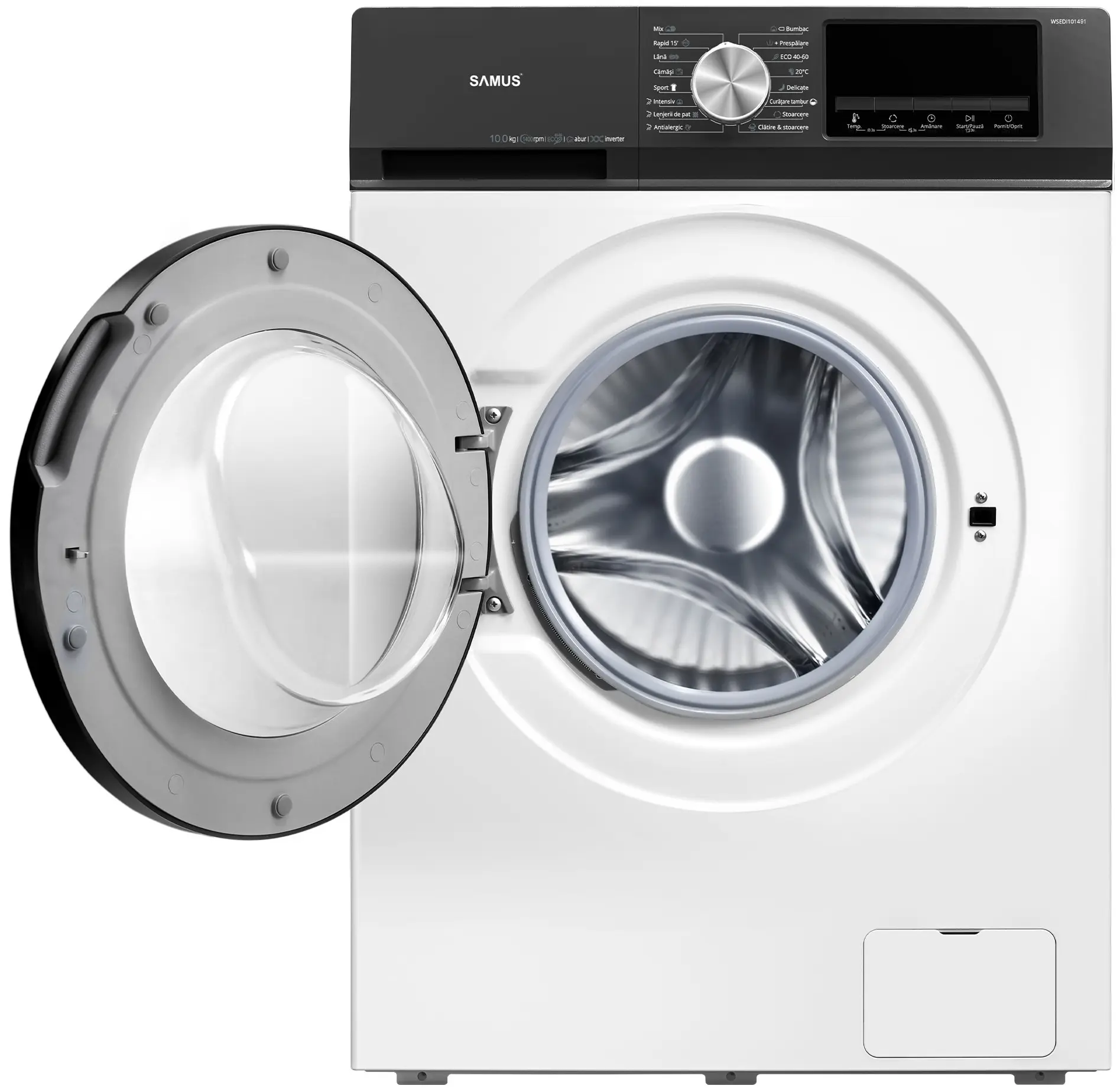 Стиральная машина Samus WSEDI101491 (White/Black) - 2