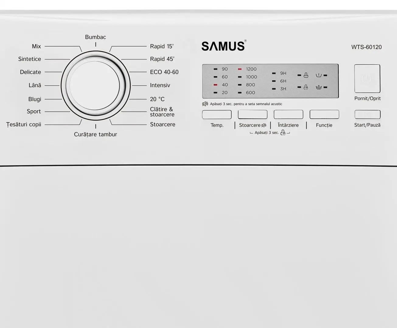 Masina de spalat Samus WTS-60120 (White)