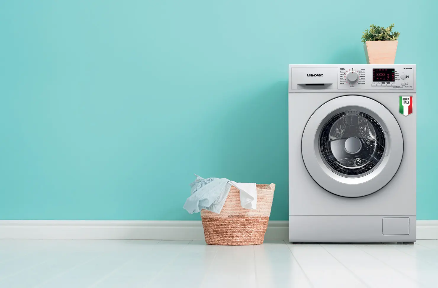 Masina de spalat Sangiorgio SLIM-FS712D (White)