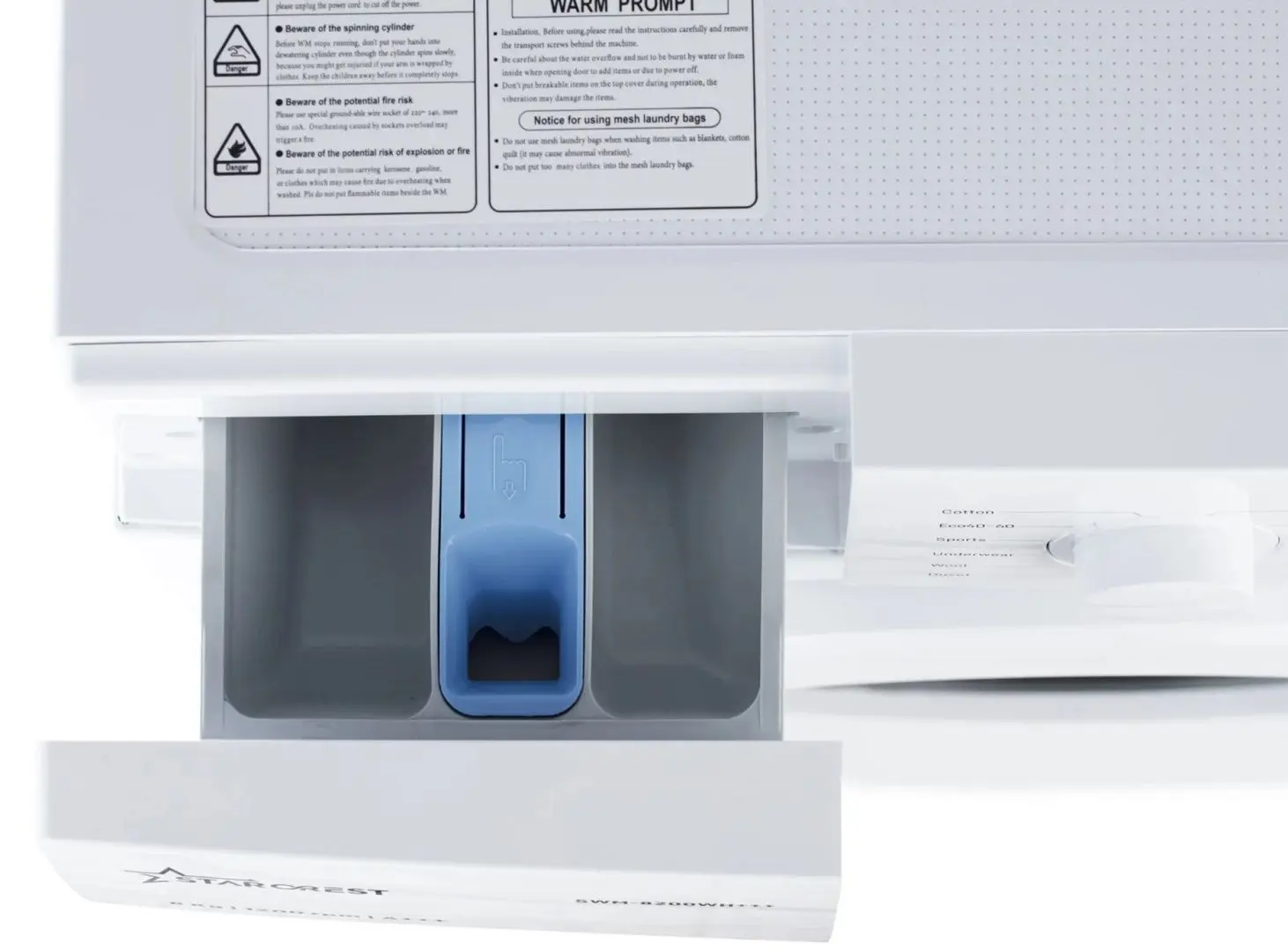 Masina de spalat Starcrest SWM-7400WH (White) - 4