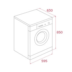 Стиральная машина с сушкой Teka WDK 81050 WH (White/Black) Thumb