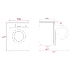 Masina de spalat Teka WMK 40740 DSS (Dark Silver) Thumb
