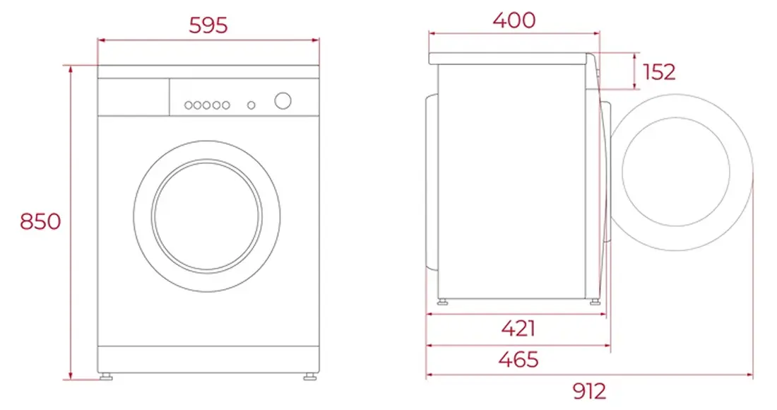 Masina de spalat Teka WMK 40740 DSS (Dark Silver)