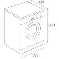 Стиральная машина Teka WMK 40740 WH (White) Thumb