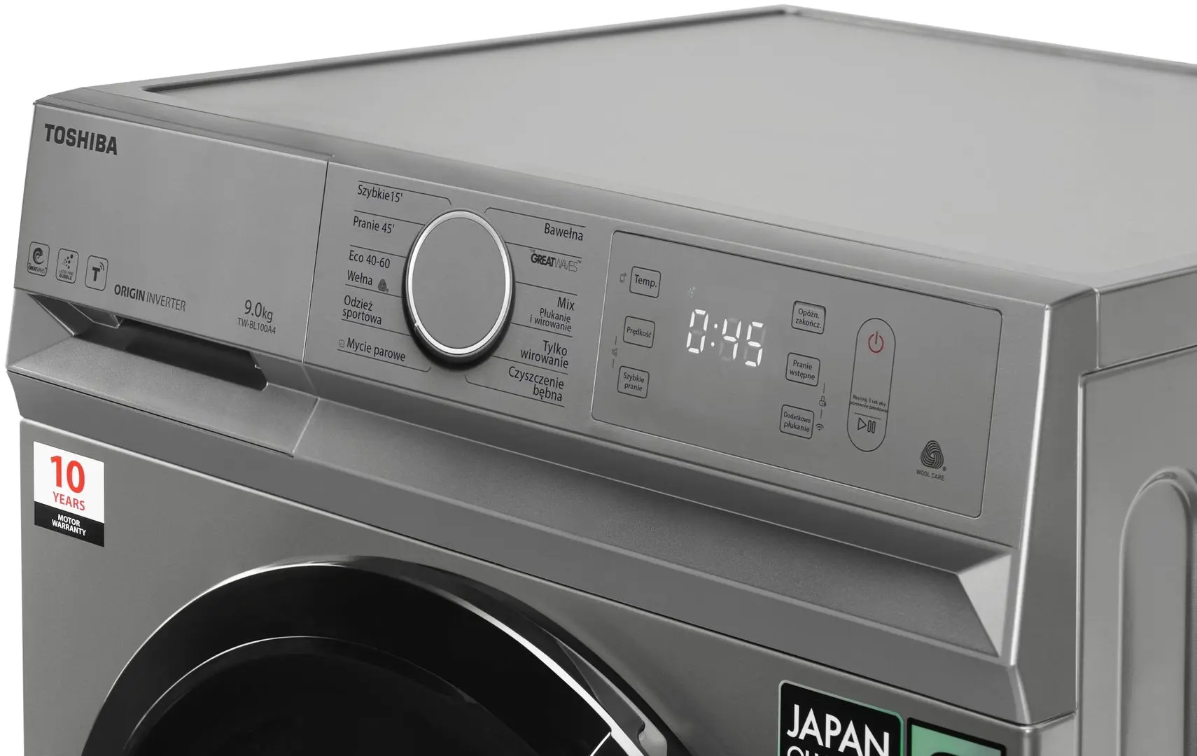 Стиральная машина Toshiba TW-BL100A4PL(SS) (Silver)