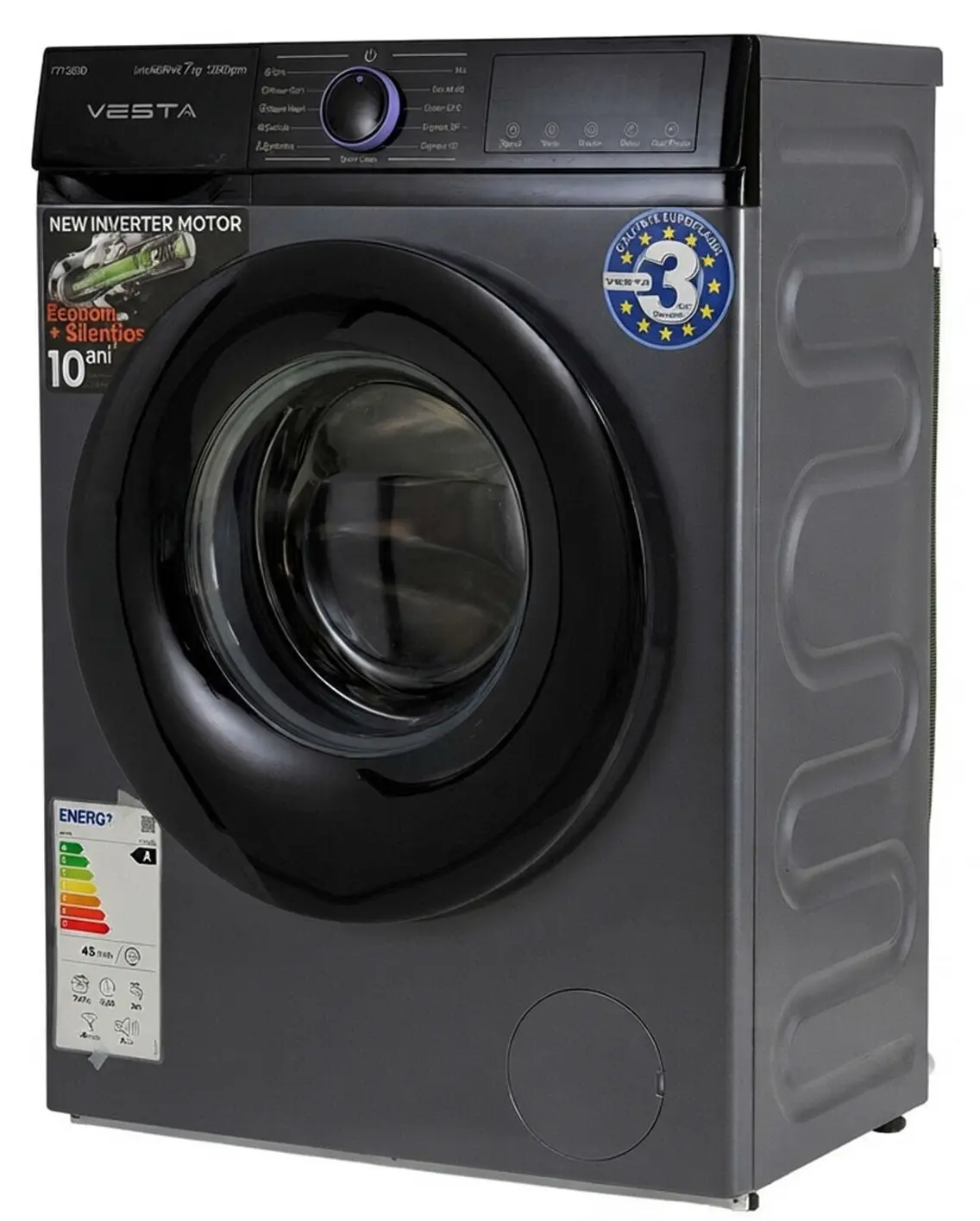 Masina de spalat Vesta F7122SD/S (Grey) - 4