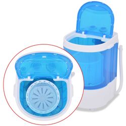 Портативная стиральная машина VidaXL 50548 (White/Blue) Thumb