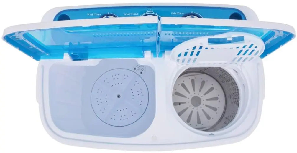 Портативная стиральная машина VidaXL 50549 (White/Blue) - 4