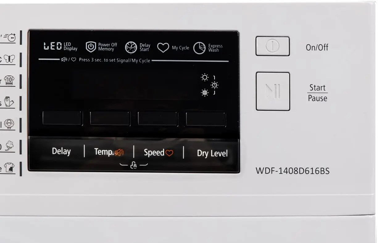 Masina de spalat cu uscator Vivax WDF-1408D616BS (White)