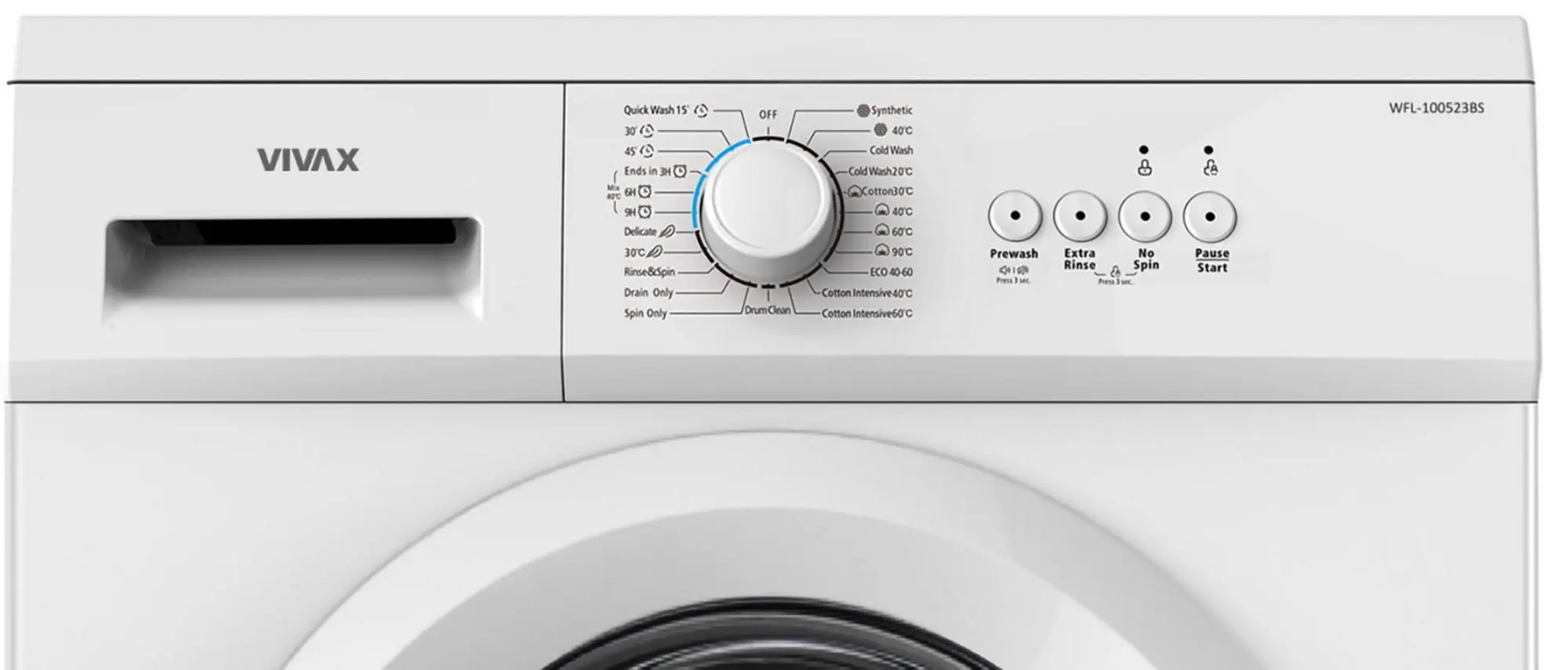 Masina de spalat Vivax WFL-100523BS (White)