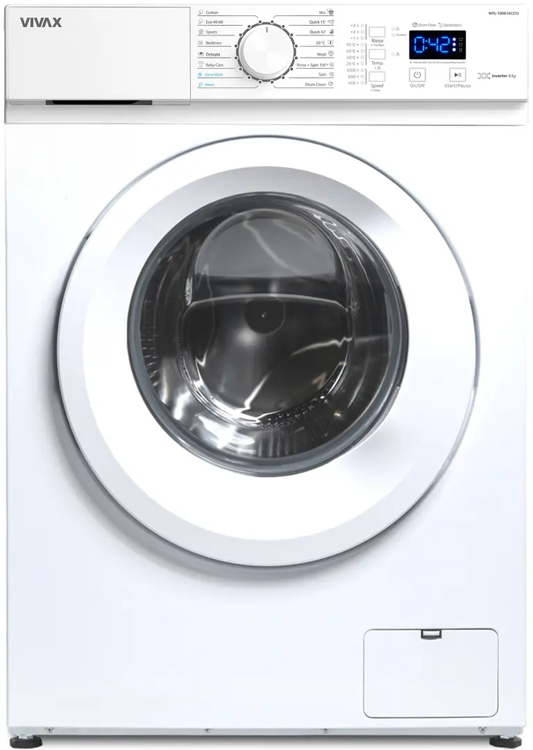 Masina de spalat Vivax WFL-100616CDSI (White)